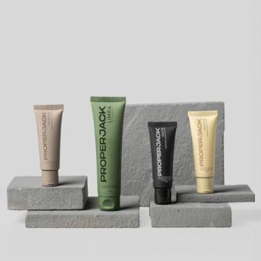 Imagem de Kit Cuidado Facial - Proper Jack - Kit Skincare Masculino - Prevenção de Acne e Saúde p/ Pele