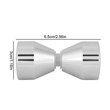 Imagem de Porta de Vidro do Banheiro Com Maçaneta Cromada Em Liga de Alumínio (Liga de alumínio * 1)