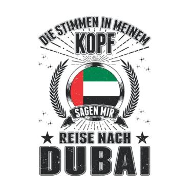 Imagem de Dubai Tagesplaner: Dubai Urlaub Vereinigte Arabische Emirate/Die Stimmen in meinem Kopf Sagen mir Reise nach Dubai/Kalender 2022 / Wochenplaner ... / 6x9 Zoll / 100 ausfüllbare Seiten