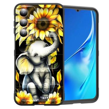 Imagem de CICPLKSE Capa para Galaxy A16 5G, silicone premium com [forro de microfibra macio antiarranhões] capa protetora à prova de choque para Samsung Galaxy A16 5G 5G 6,7 polegadas 2024, elefante fofo