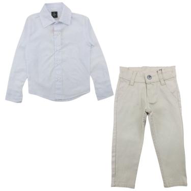 Imagem de Conjunto Social Infantil Menino Calça e Camisa Festa Evento