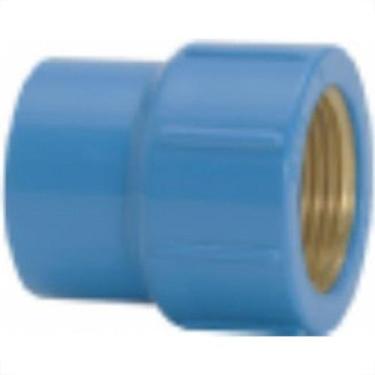 Imagem de Luva Azul Amanco Reducao Liso/Rosca 25Mm X 1/2'' 10415/11751 - Kit C/2