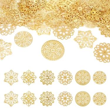 Imagem de Spritewelry Pingentes de coração em forma de gota de aço inoxidável, pingentes de borboleta, folha, flor, borboleta, enfeites de metal gravados para brincos, joias, apanhadores de sonhos, artesanato,