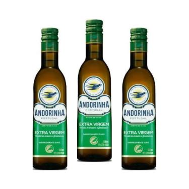 Imagem de Kit 3 Azeites de Oliva Andorinha Português Extra Virgem 500ml