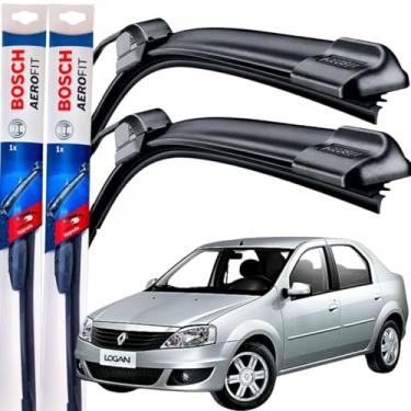 Imagem de Palheta Limpador Parabrisa Bosch Aerofit Par de Palheta Limpadora Dianteiro Original Logan 2008 á→2012