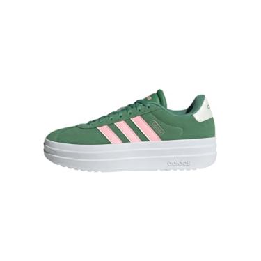 Imagem de adidas Tênis feminino Vl Court Bold Shoes, Preloved Verde Rosa Spark Ivory, 38