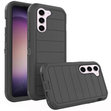 Imagem de Asuwish Capa de celular para Samsung Galaxy S23 5G, capa de celular híbrida à prova de choque de grau militar, acessórios para celular de proteção rígida resistente de corpo inteiro S 23 23S GS23 G5