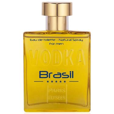 Imagem de Vodka Brasil Yellow Paris Elysees edt Masculino 100ml