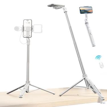 Imagem de Tripé de telefone ULANZI TT88 extensível com bastão e clipe de selfie