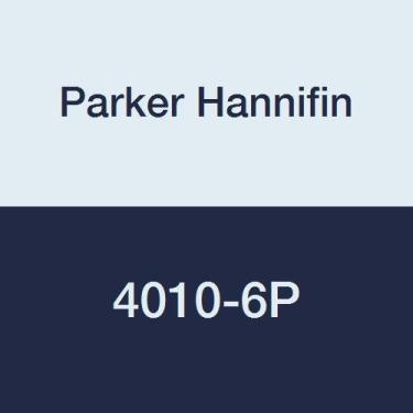 Imagem de Parker Hannifin 4010-6P Série 8010 Aço Uso Geral Pioneer Universal Agrícola Bico de Ponta Masculina, Válvula Poppet, Tamanho do Corpo 2.5 cm - 11 1/2 NPTF, 7.1 cm Comprimento