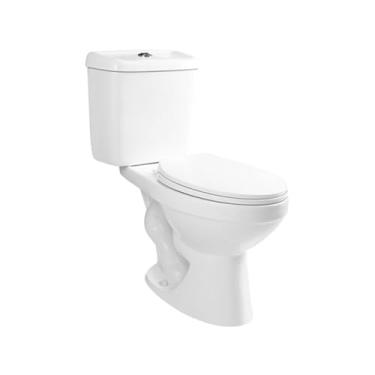 Imagem de Kit Vaso Sanitário com Caixa Acoplada e Assento Soft Close Adm660 Adamas Branco