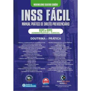 Imagem de Inss Fácil - Manual Prático De Direito Previdenciário - 2025