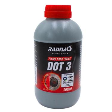 Imagem de Fluido De Freio Radnaq Dot3 200ml Óleo Mineral 205ºc