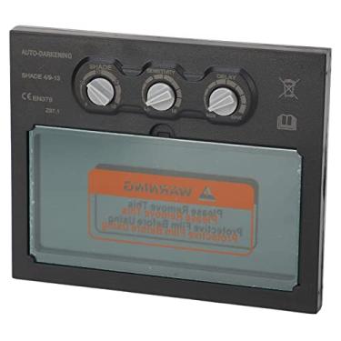 Imagem de Lente de Soldagem de Escurecimento Automático, Lente de Capacete Solar de Grande Visão, Tempo de Resposta Rápida, Proteção de Infravermelho e UV, para Soldadores