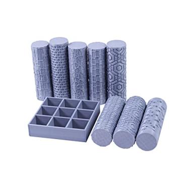 Imagem de 3DEGOS Texture Roller Collection Set DND Battle Mat DND Terrain for Dungeons and Dragons, D&D, Pathfinder, Warhammer 40k, RPG, Miniatures, Age of Sigmar, Tabletop, D and D, Dungeons and Dragons Gifts