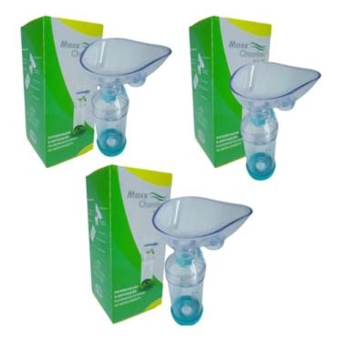 Imagem de Kit 3 Espaçadores Infantil Para Criança Para Inalação Bombinha