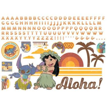 Imagem de Decalques de parede Disney Lilo and Stitch Giant com alfabeto