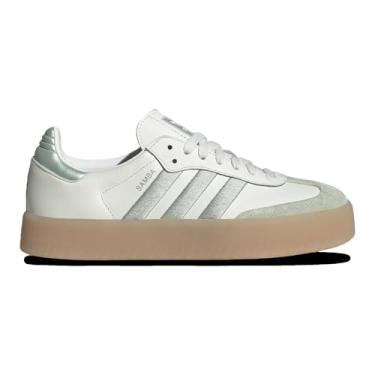 Imagem de adidas Tênis feminino Sambae, Branco, verde, metálico, 8.5