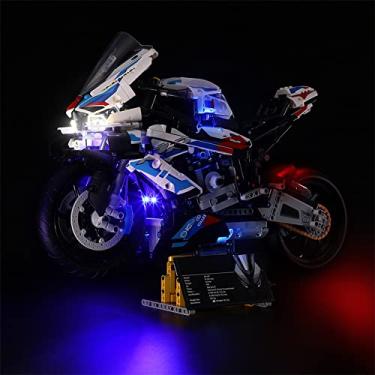 Imagem de GEAMENT LED Light Kit Compatible with Lego BMW M 1000 RR - Lighting Set for Technic 42130 Building Model (Model Set Not Included)