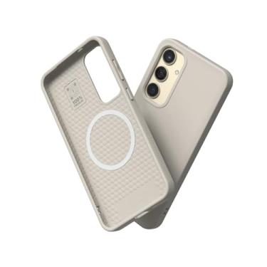 Imagem de RhinoShield Capa SolidSuit compatível com Magsafe para [Galaxy S24+] | Capa protetora de design fino absorvente de choque com acabamento fosco premium 3,5 m/proteção contra quedas de 3,4 m - bege
