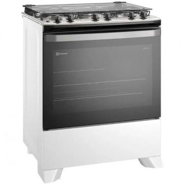 Imagem de Fogão Electrolux Efficient 5 Bocas Automático Mesa de Inox Tripla Cham