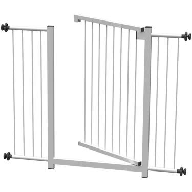 Imagem de Grade Portão Pet Bebê Divisor Ambiente 93 A 98 Cm - Branco