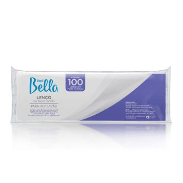 Imagem de Lenços Depilação Falso Tecido Fibra Nat. Depil Bella 100un