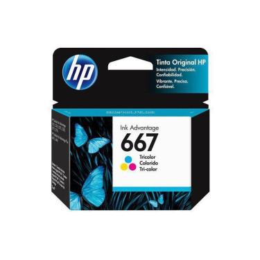 Imagem de Cartucho De Tinta Hp 667 Color 3ym78l 3ym78al 3ym78ab | Deskjet Ink Advantage 2776