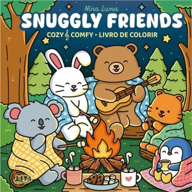 Imagem de Snuggly Friends: Cozy & Comfy - Livro De Colorir