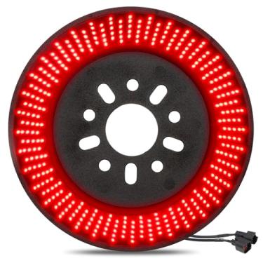 Imagem de BORDAN Luz de freio de pneu sobressalente atualizada LED terceira luz de freio compatível com Jeep Wrangler 2007-2018 JK JKU YJ TJ