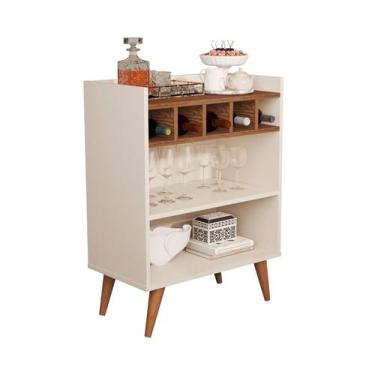 Imagem de Aparador Intense Buffet Com Adega Suporte Para 5 Garrafas Bar Drink Bu