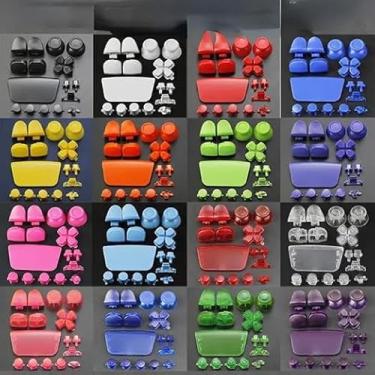 Imagem de LightFairy ABXY Buttons for PS5 3.0 BDM-030 Gamepad Controller L1 R1 L2 R2 Trigger Button Key D-pad Button (Purplish blue)