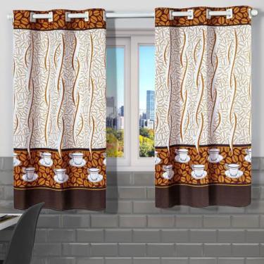 Imagem de Cortina de Cozinha 2,20m x 1,30m Estampada Decorativa Alta Resolução p