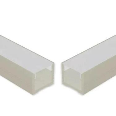 Imagem de 10 Barras Perfil Led Sobrepor Slim Baby 7mm 1m P/ Marcenaria - Vled, C
