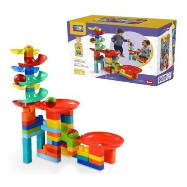 Imagem de Blocos De Montar Tobobola Blocolândia 61 Peças Dismat Mk427 - Napolest