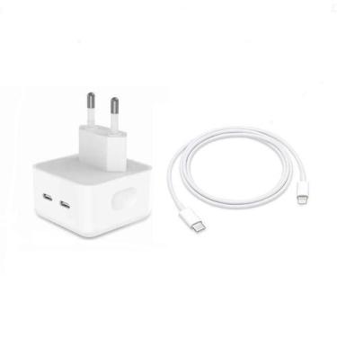 Imagem de Carregador Tomada Fonte 35W + Cabo Ligthinig Usb-C Type C - Ztd