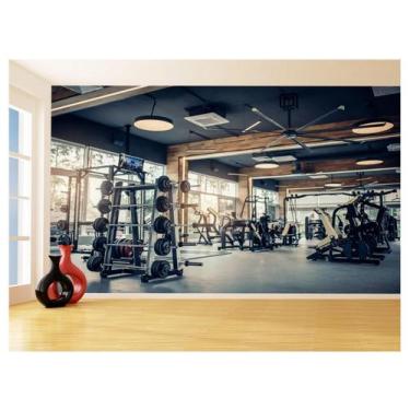 Imagem de Papel De Parede 3D Academia Exercício Exercício Funcional 3,5M Aca29 -
