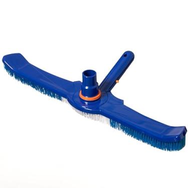 Imagem de Quickway Imports Conexão de mangueira giratória de cabeça de vácuo de 50,8 cm, cerdas de nylon duráveis, escova resistente para piscina enterrada e acima do solo, compatível com cabo EZ de tubo de 3,5