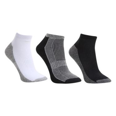 Imagem de Kit Meias Selene Sapatilha Com 3 pares Masculina