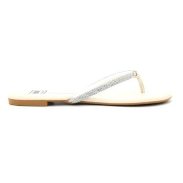 Imagem de Rasteira Feminina Moleca Original Rasteirinha Confortavel, 38, Off, Wh