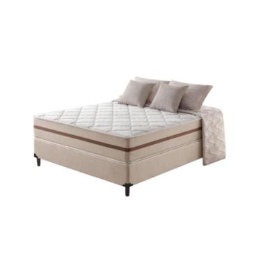Imagem de Cama Box com Colchão de Molas Ensacadas Classic Pocket Casal 138cm - L