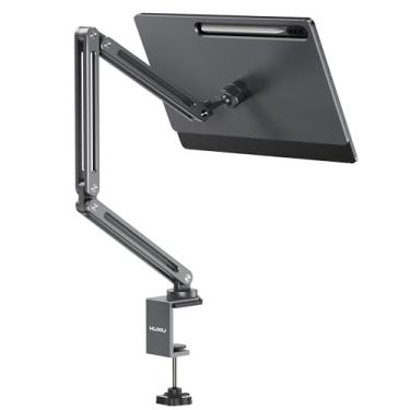 Imagem de KU XIU Suporte magnético para Samsung Galaxy Tab de 12,5 polegadas, suporte de braço ajustável dobrável para mesa, suporte de tablet de liga de alumínio para Galaxy Tab S10 +/S9+/S9 FE+/S8+/S8+ 5G/S7+