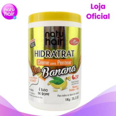 Imagem de Creme Para Pentear Yes! Banana NatuHair 1kg - Natuhair Cosméticos