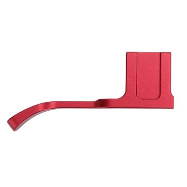 Imagem de Câmera de polegar para cima alumínio de alumínio de alumínio suporta com protetor de capa de sapato quente para câmera GFX-50R Mirrorless (Vermelho)