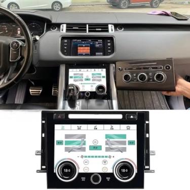 Imagem de Painel de ar condicionado assento traseiro AC peça de modificação de controle climático para acessórios externos esportivos 2014-2017 (0300)