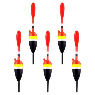 Imagem de Dr.Fish Pacote com 5 boias de pesca de água doce para peixe panfish truta robalo walleye flutuabilidade 1/283.5 g