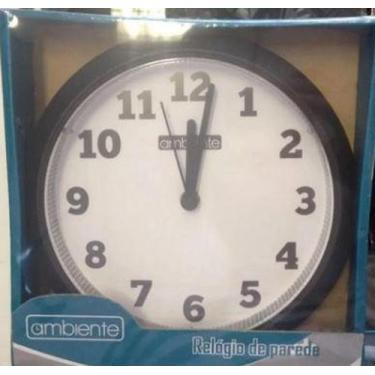 Imagem de Relógio parede redondo preto - 1913/34 - AMBIENTE