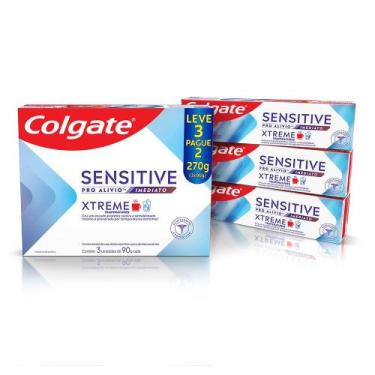 Imagem de Creme Dental Colgate Xtreme Sensitive Pro-Alívio Imediato Caixa 270g c