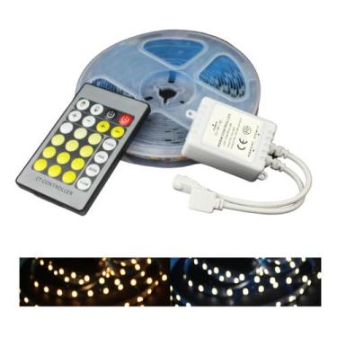 Imagem de Fita Led 5025 3k 4k 6k Controle Dimmer Efeito 60 Leds/m 12v Luz Branco-frio-quente-neutro