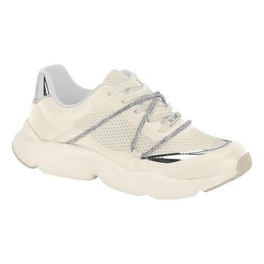 Imagem de Tênis Chunky Casual Leve Strass Brilho Fem Vizzano 1440 101